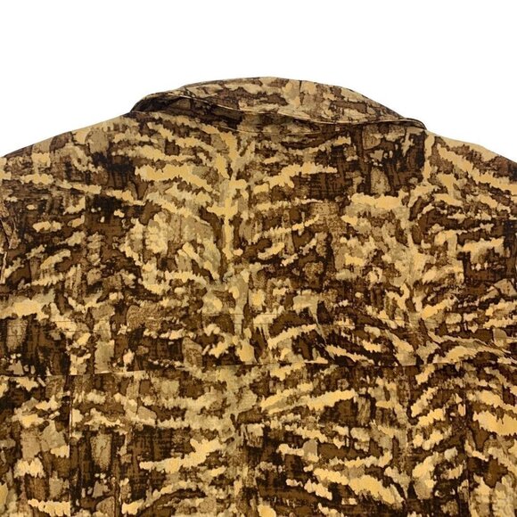 Zenergy by Chico’s Brown Abstract Zip-Up Jacket Size 0 (S) Stretch Travel Layer - Picture 10 of 14